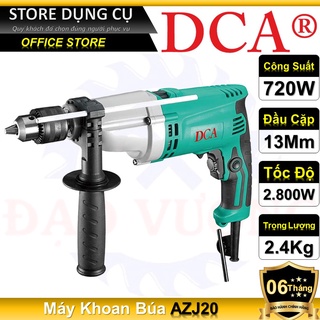720w máy khoan búa 13mm dca azj20 | máy khoan búa 2 tốc độ