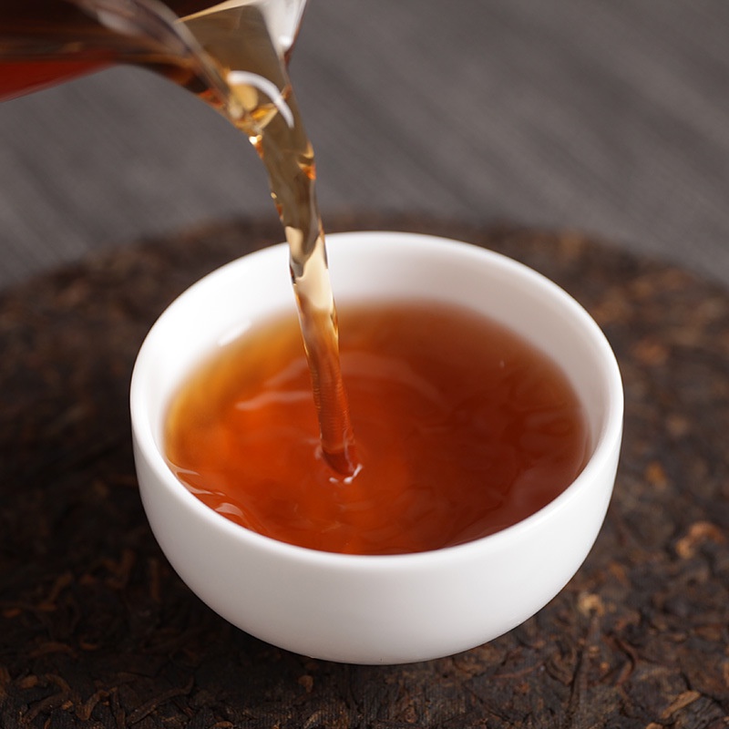 BÁNH TRÀ PHỔ NHĨ CHÍN NÚI NAM NỌA MÃNH HẢI VÂN NAM 357 GRAM NĂM 2015