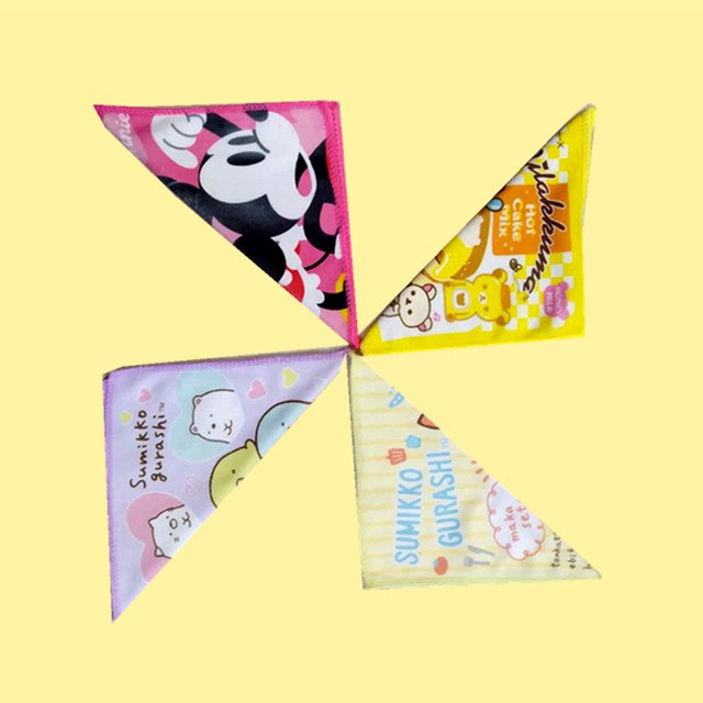 ❤️ Dụng Cụ Vệ Sinh Chuyên Dụng Chất Lượng Cao❤️Sumikkogurashi Khăn Vuông Nhỏ Xinh Kiểu Hoạt Hình Đáng Yêu Cho Bé Mẫu Giáo