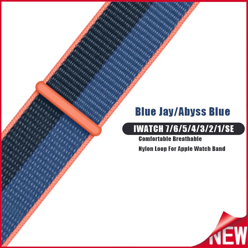 Dây Đeo nylon 2022 Cho Đồng Hồ apple 49mm 44mm 40mm 45mm 41mm 42mm 38mm ultra 8 4 3 5 SE 6 7