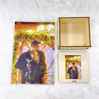 Bộ xếp hình gỗ đồ chơi AZEN PUZZLE ghép hình puzzle in theo yêu cầu