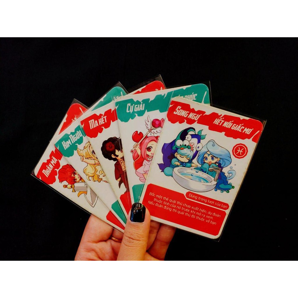 Sleeves bọc bài board game Lớp học Mật ngữ - Siêu Thú Ngân Hà