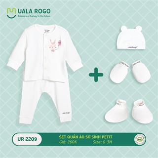 UR2209 Set quần áo sơ sinh Petit Uala Rogo