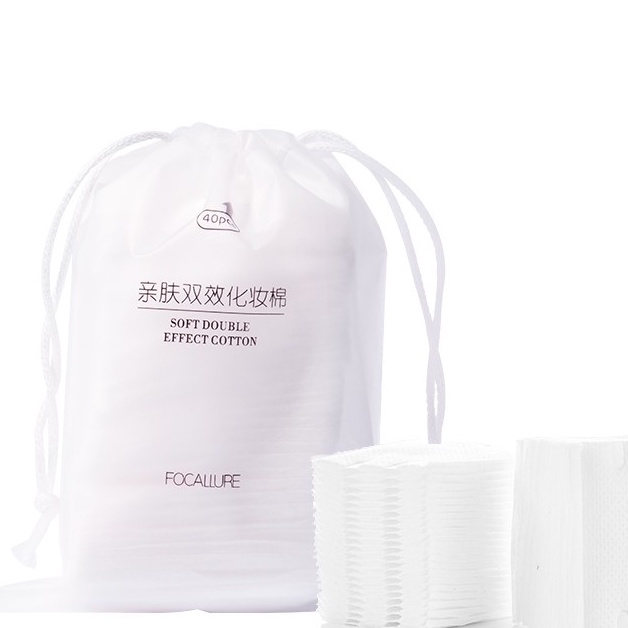 Bông cotton tẩy trang FOCALLURE mềm mịn chất lượng cao 22.5g[sneaky]