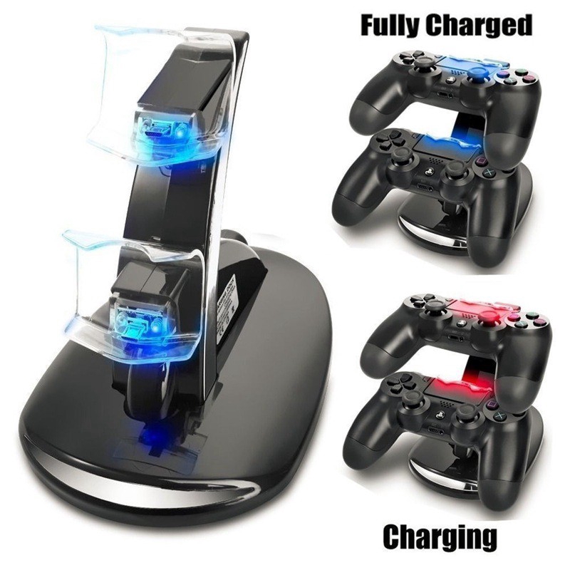 Đế Sạc Đôi Cho Tay Cầm Chơi Game Ps4