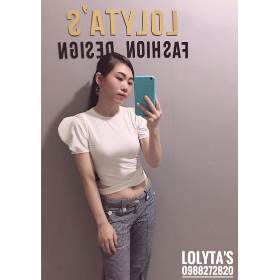 Lolyta s design - hàng thiết kế áo croptop hack dáng cực đẹp. siêu phẩm - ảnh sản phẩm 3