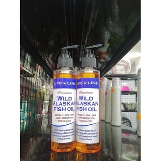 Dầu cá dưỡng lông Alaska Life Line Premium Wild Alaska fish oil 150ml