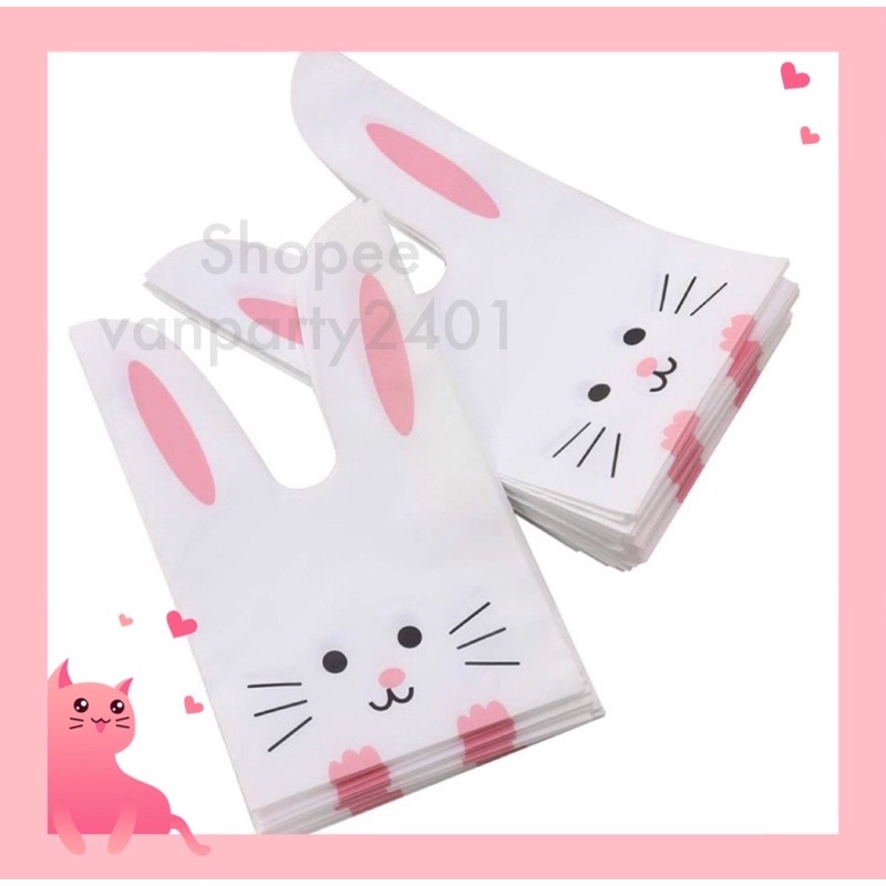 Túi đựng bánh kẹo thắt nơ hình thú