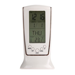 🍒hot sale🍒Calendar Thermometer Backlight LED Screen Digital Alarm Clock Desktop Clock