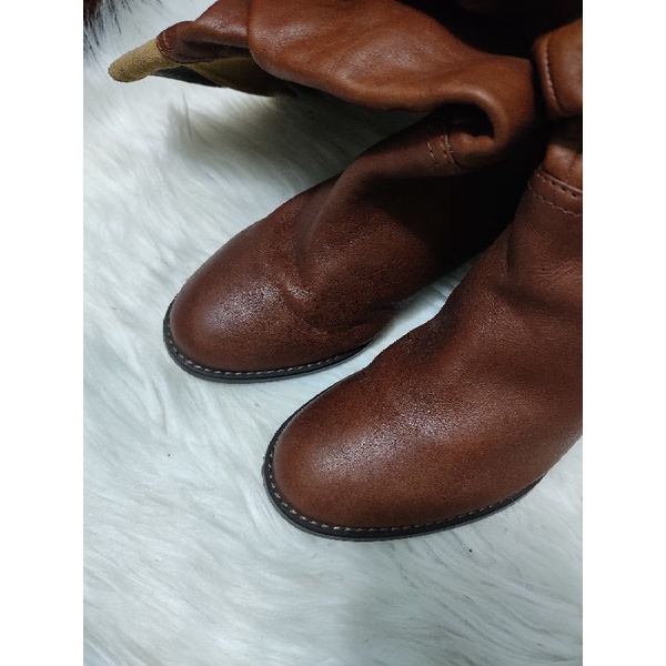 Bốt da bò size 36