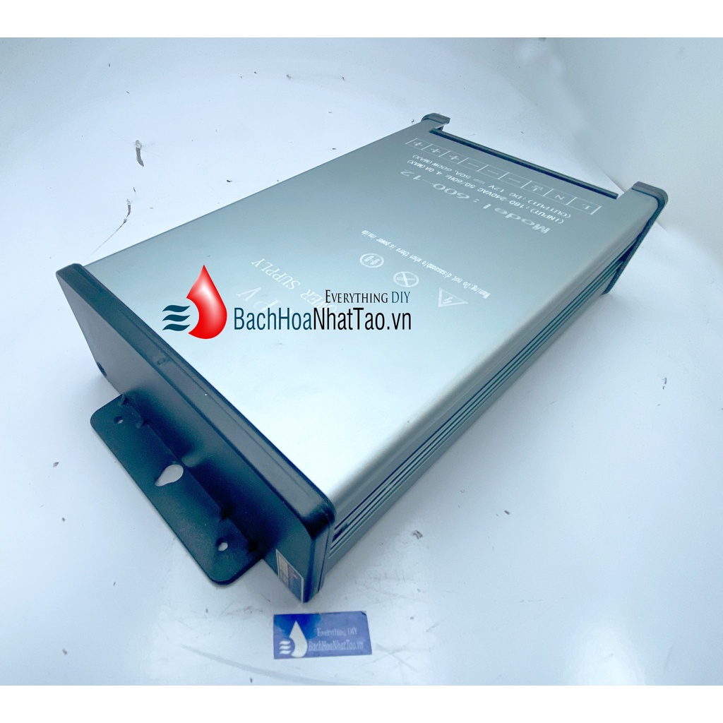 Nguồn tổ ong 12V 50A 600W ngoài  trời  mới 100%