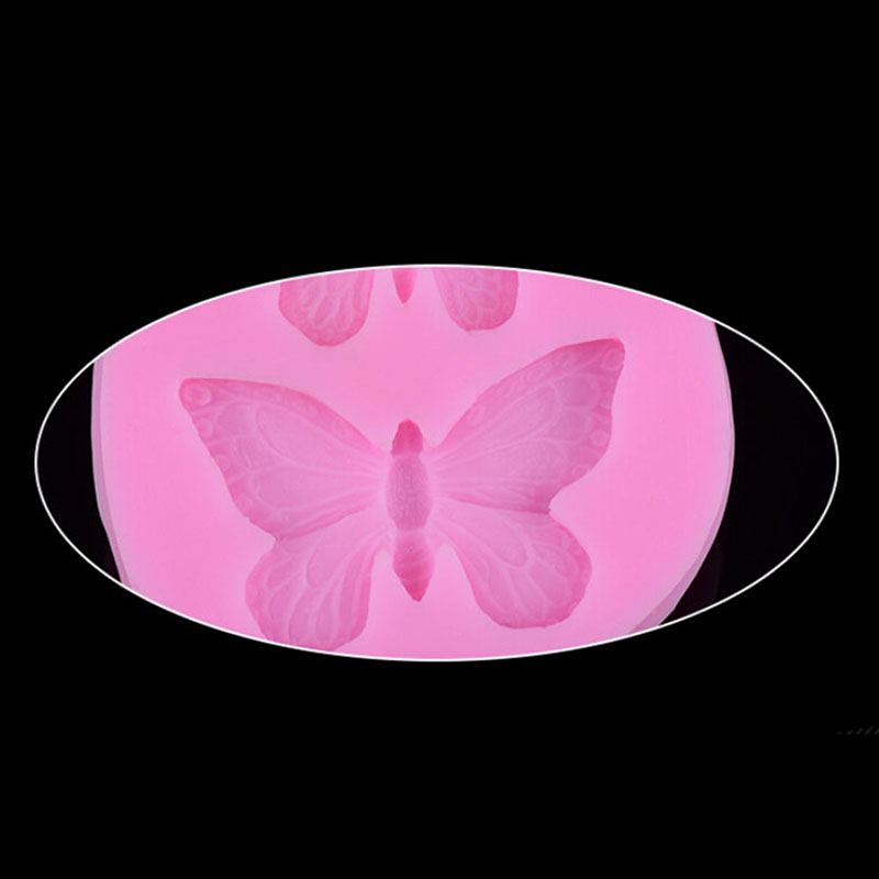 Khuôn Silicone Nhấn Hình Bướm