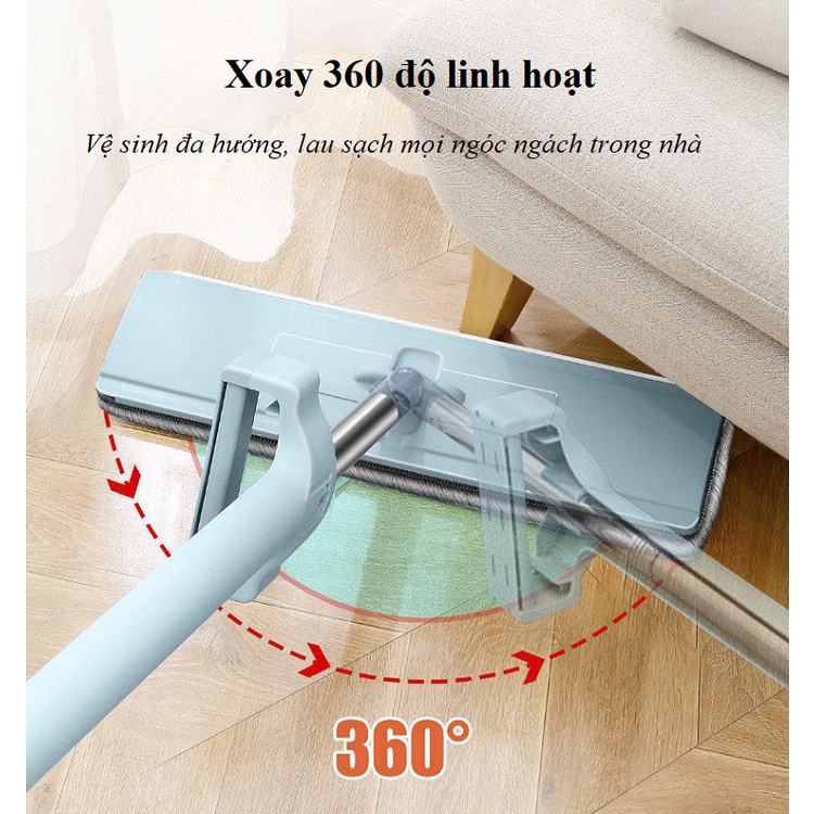 Cây lau nhà 6in1 xoay 360 độ