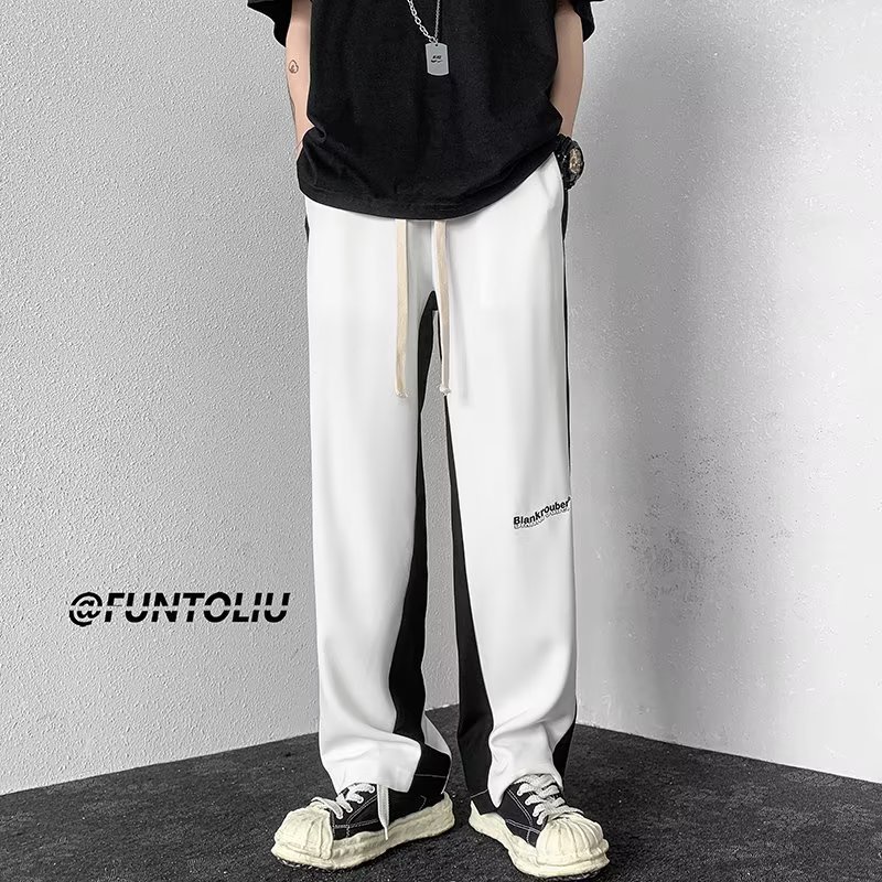 Quần Dài Lưng Thun Dáng Rộng Thoáng Khí Thoải Mái Phong Cách Hàn Quốc Thời Trang Cho Nam size M-3XL