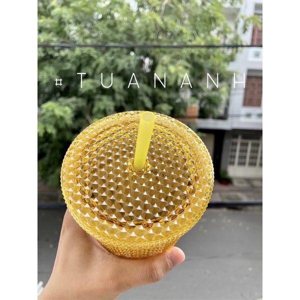 Ly Starbucks Studded Bling Gold 710ml