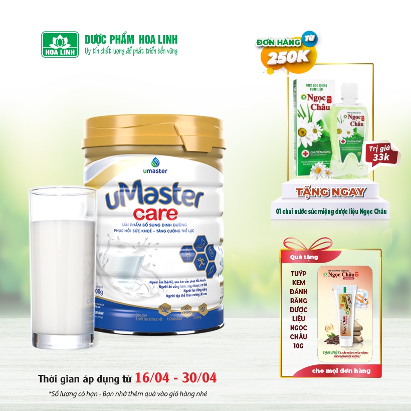 Sữa bột cung cấp dinh dưỡng toàn diện Umaster Care 400g