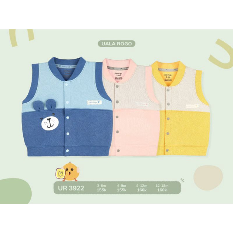 Áo Gile Trần Bông Uala 3922 3655 • 0-3M 3-6M 6-9M 9-12M 12-18M 18-24M • Choding Home
