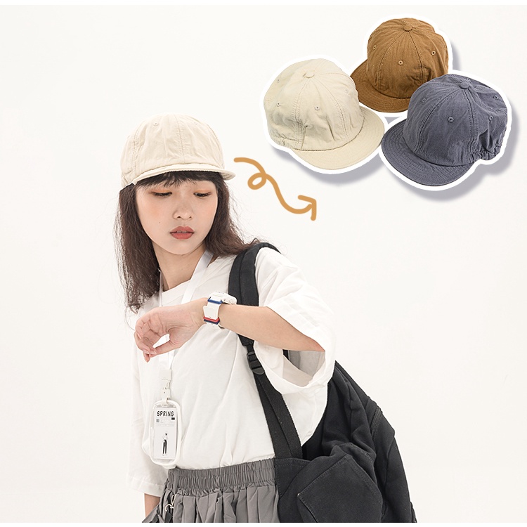 Nón Lưỡi Trai Cotton Phong Cách Hàn Quốc Cổ Điển Dành Cho Nam Và Nữ