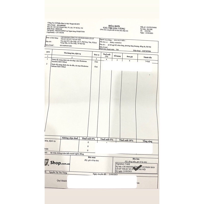 Nước tẩy trang Bio Pháp