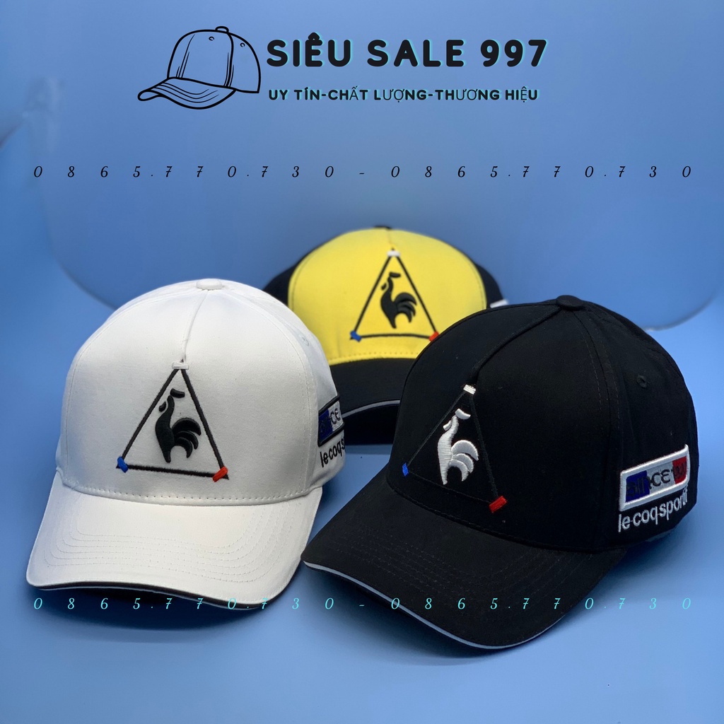 MŨ LƯỠI TRAI THÊU GÀ PHÁP KAKI 3 MÀU VẢI DÀY HÀNG FULL TEM MÁC CAO CẤP XỊN