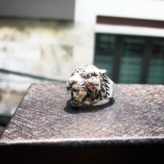 Nhẫn đầu hổ, nhẫn hổ bạc 925, nhẫn nam bạc cao cấp