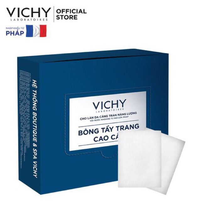 Bông tẩy trang Vichy 80 miếng