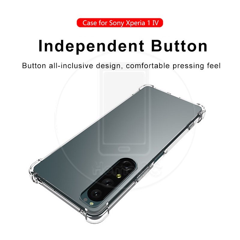 Ốp Điện Thoại TPU Trong Suốt Có Túi Khí Chống Sốc Cho Sony Xperia 1 10 Xperia1 Xperia10 IV