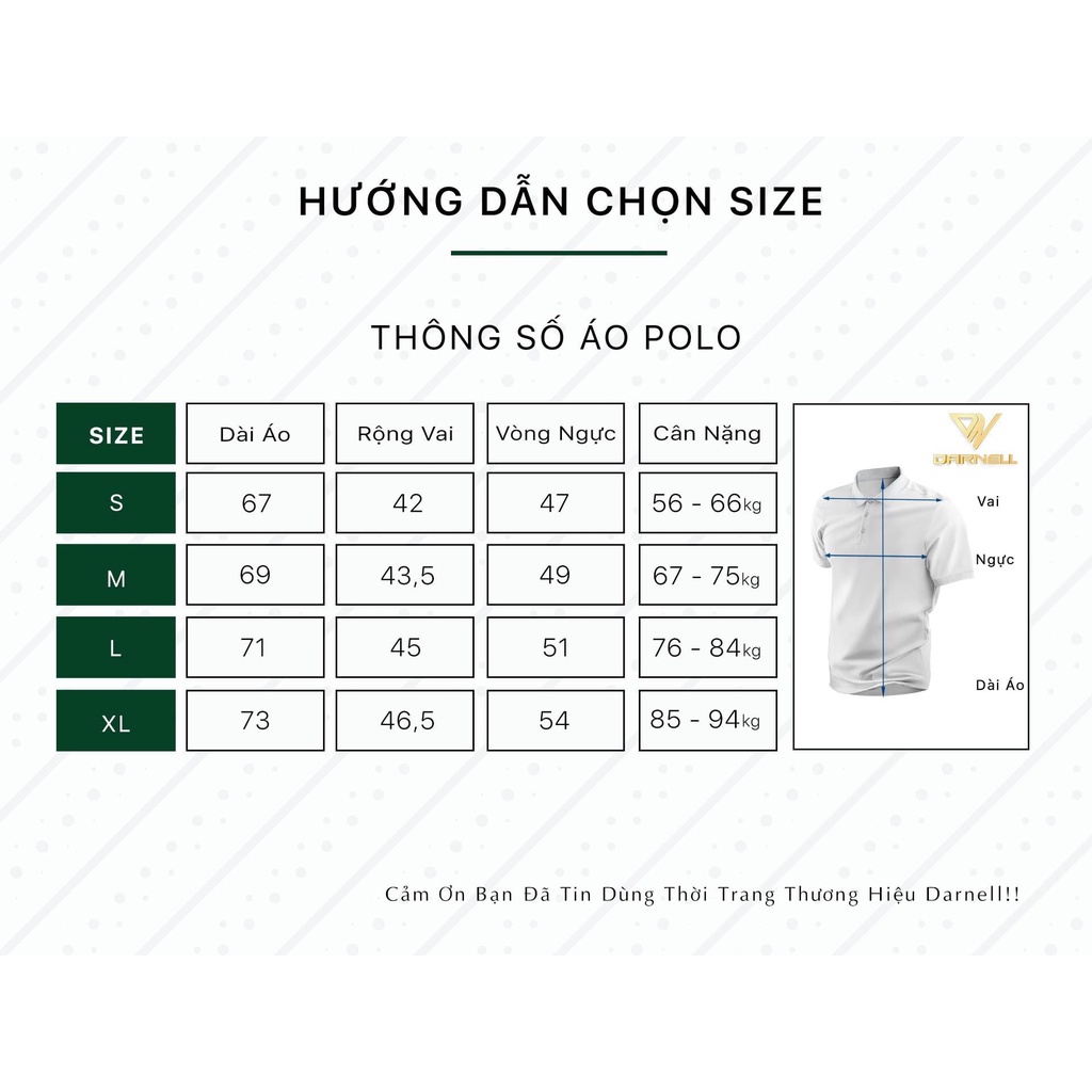 Áo thun polo nam DARNELL tay ngắn chất cotton cao cấp mềm mại slimfit phối màu hiện đại, nhẹ thoáng mát DN0038