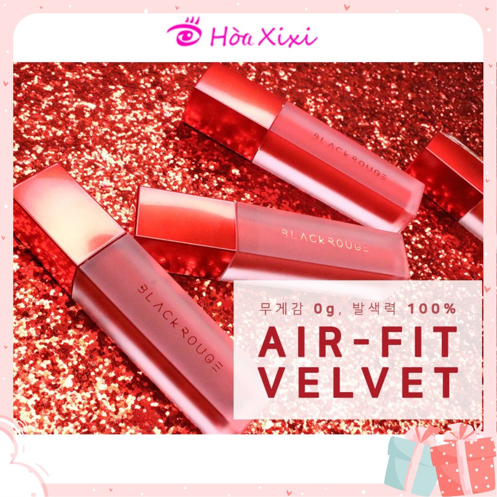 [Sẵn 22 màu] Son Kem Lì Black Rouge Air Fit Velvet Tint