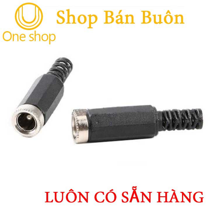 ĐẦU JACK DC 5.5X2.1mm - CÁI DÀI