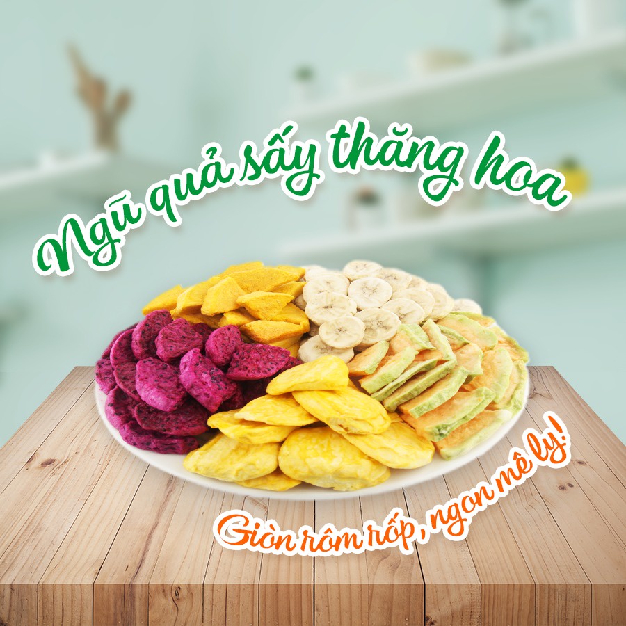 IFRUITZ - Ngũ quả sấy thăng hoa - túi 50gr