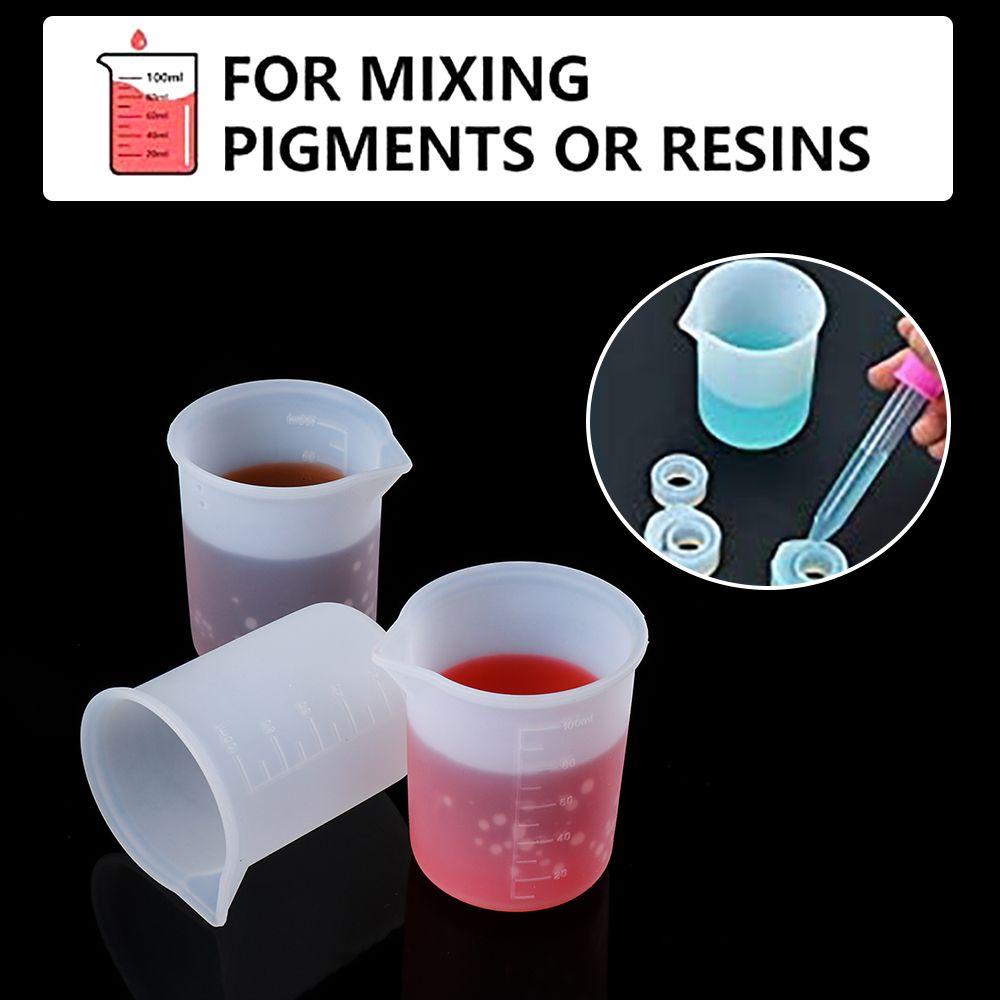 NIUYOU Set 1 / 3 Cốc Đo Lường 30ml Bằng Silicone Chống Dính Tiện Dụng