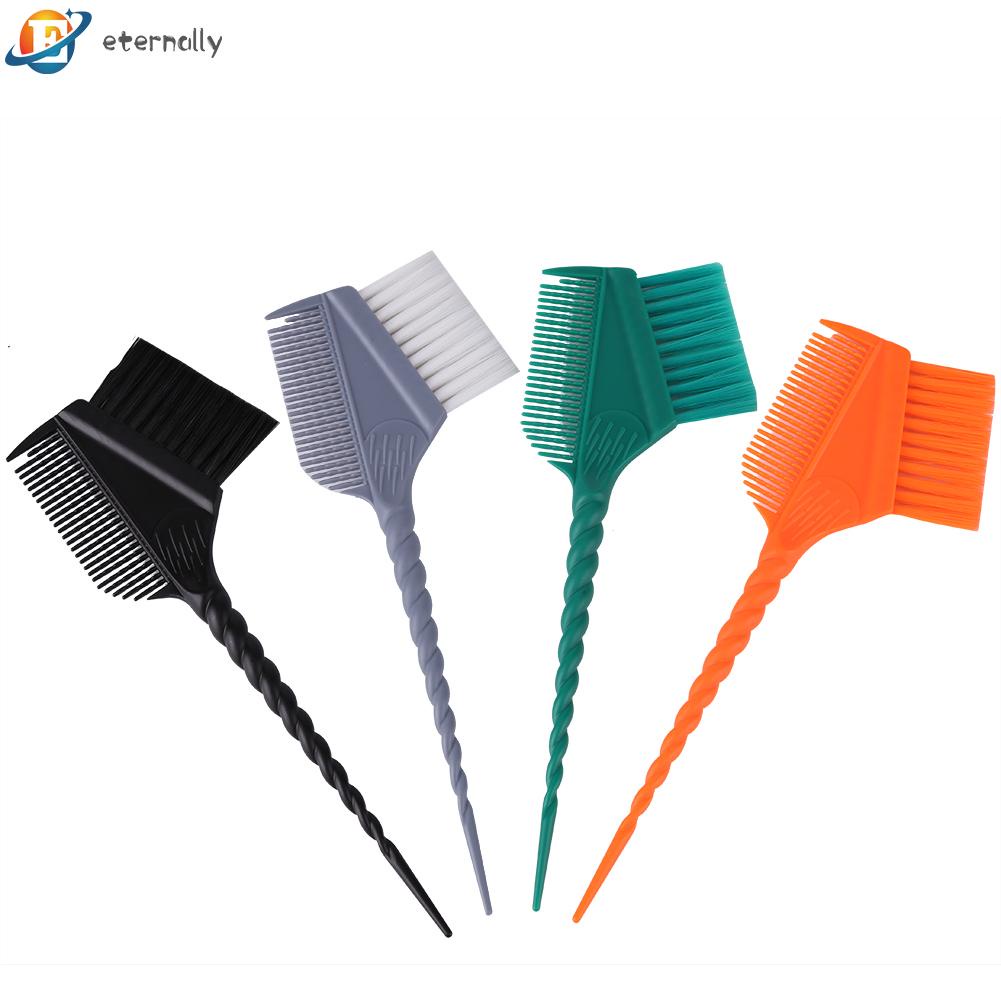 Lược nhuộm tóc tay cầm xoắn ốc chống trượt chuyên nghiệp
