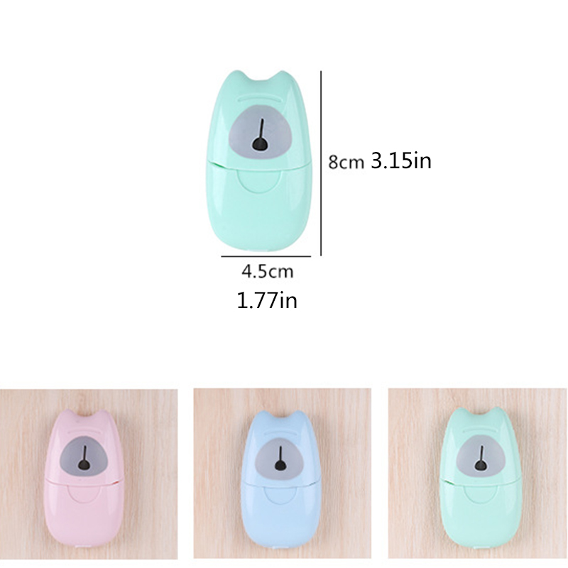 Set 50 Xà Phòng Giấy Mini Dùng Một Lần Tiện Dụng Khi Đi Du Lịch