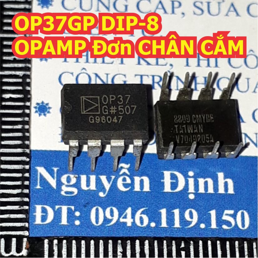 1 con OP37GP OP37 DIP-8 OPAMP Đơn CHÂN CẮM kde1211