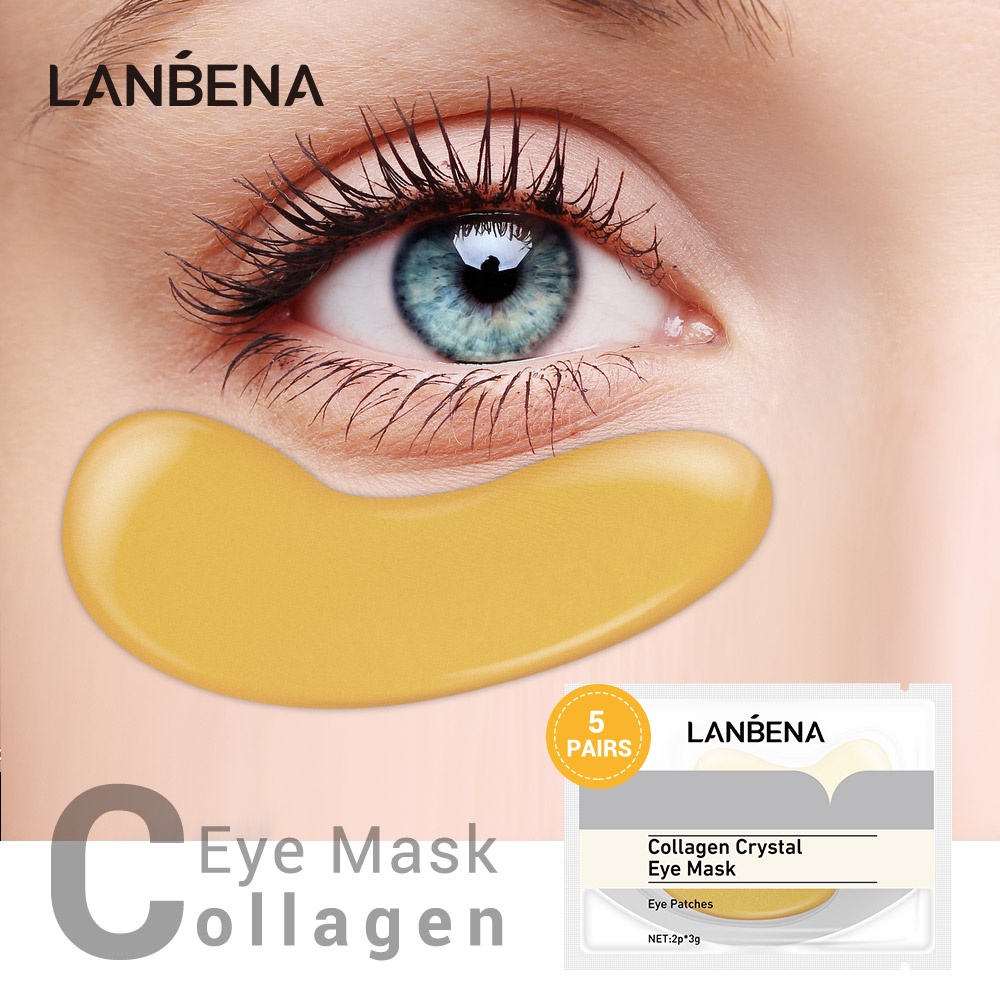 LANBENA Mặt Nạ Mắt Chứa Collagen Dưỡng Làm trắng Ẩm Xóa Quầng Thâm Mắt Hiệu Quả | BigBuy360 - bigbuy360.vn