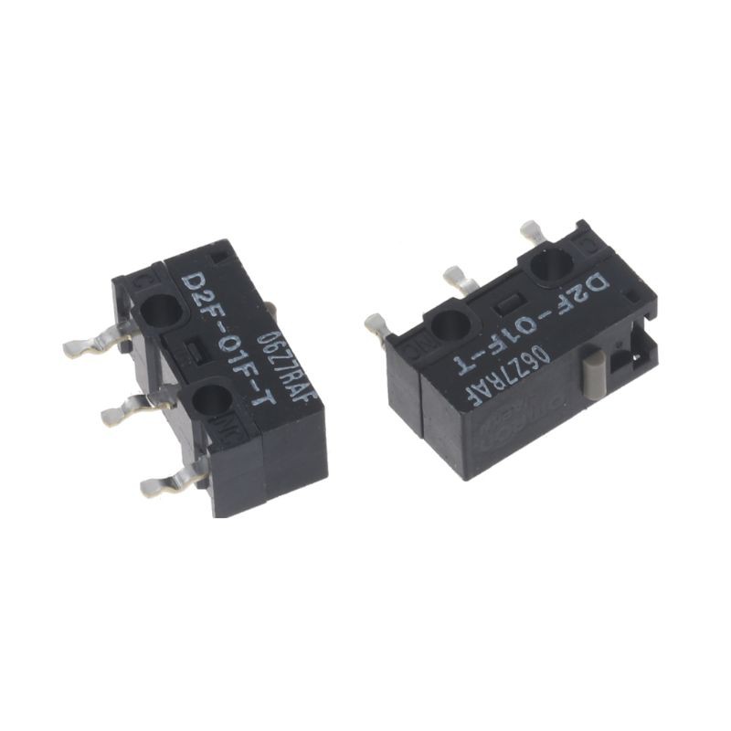 2Pcs Original OMRON Mouse Micro Switch D2F-01F-T Gray Dot for Logitech RAZER