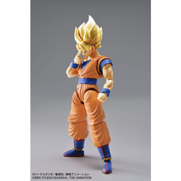Mô Hình Lắp Ráp Figure-rise Standard Super Saiyan SonGoku Son Goku (tặng kèm effect)