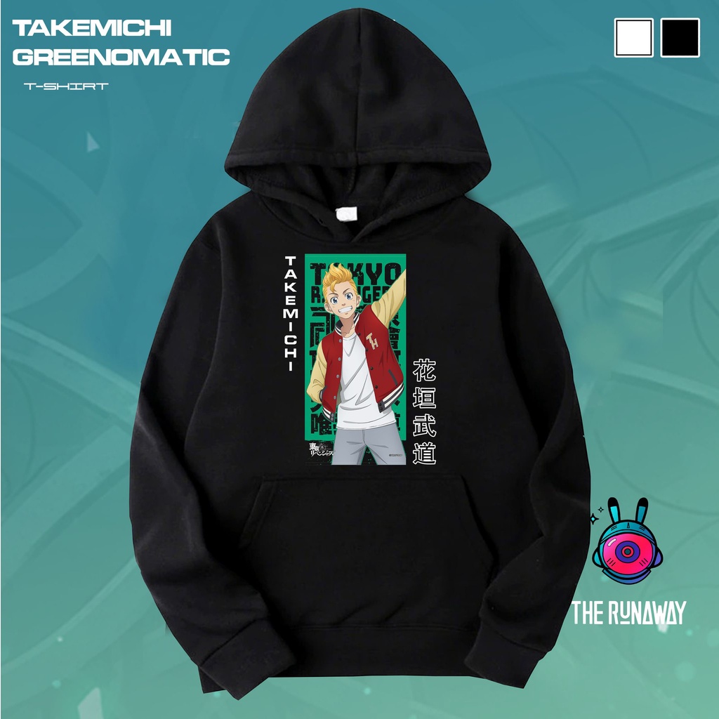 Áo Hoodie Tokyo Revengers: Takemichi Greenomatic Nam / Nữ by The Runaway