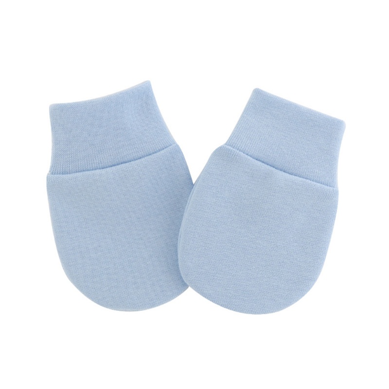 1 đôi găng tay cotton mềm chống cào xước cho bé sơ sinh