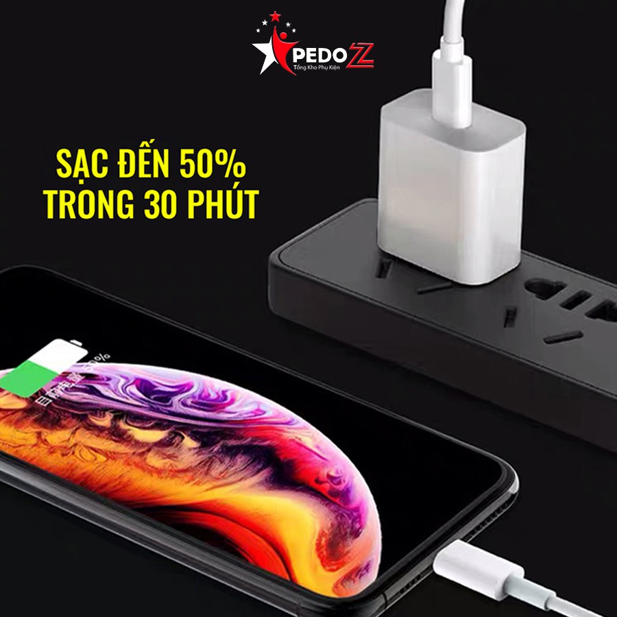 Bộ sạc iphone 20W và 18W chính hãng zin Apple PD iPhone 12 Pro Max, x Max/ 11 Pro/ X/ XS Max/ 8...