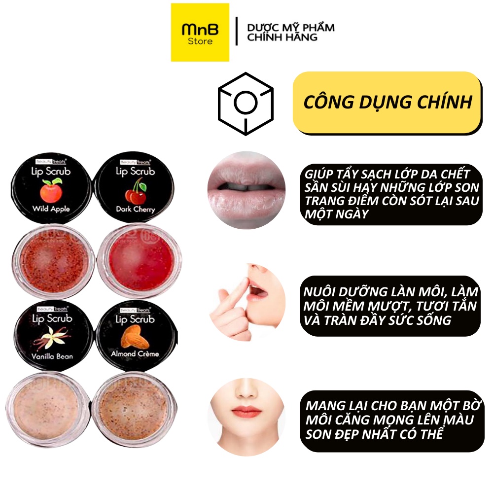 Tẩy tế bào chết môi Beauty Treats Lip Scrub mỹ 10.5g