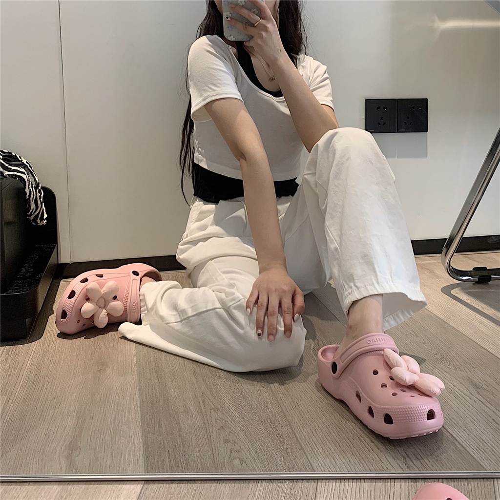 Dép EVA Đi Biển Đục Lỗ Dễ Thương Thời Trang Cho Nữ