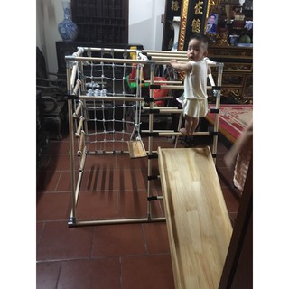 Xà đu vận động đa năng Dinktech, bộ khung vận động đa chức năng cho bé