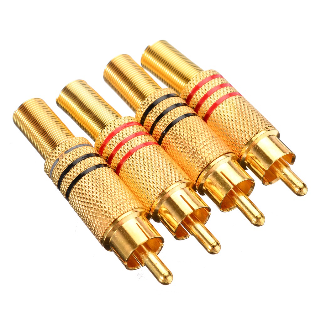 Đầu Nối RCA Mạ Vàng Chất Lượng Cao