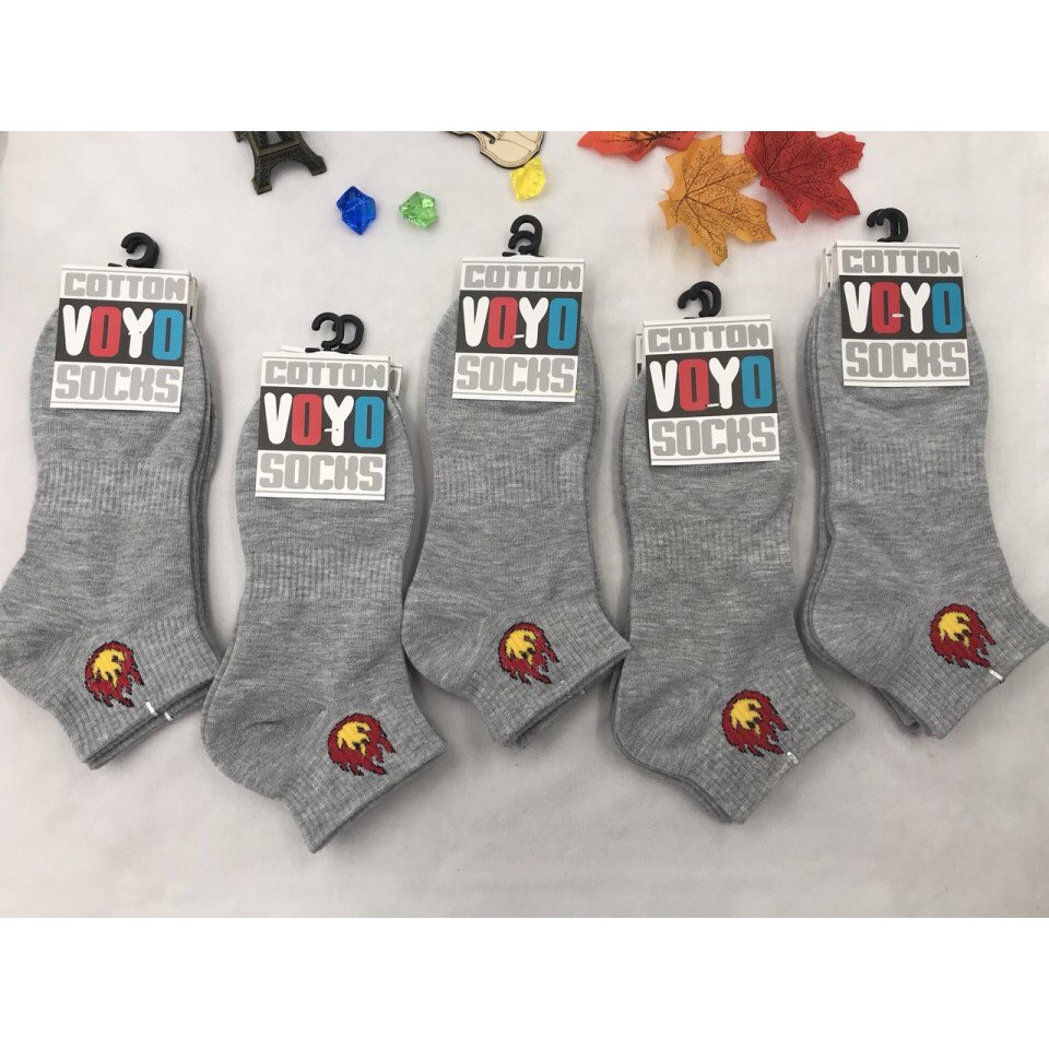 [Rẻ Vô Địch] Combo 5 Đôi Vớ Thời Trang Cổ Ngắn VoYo - FS0078