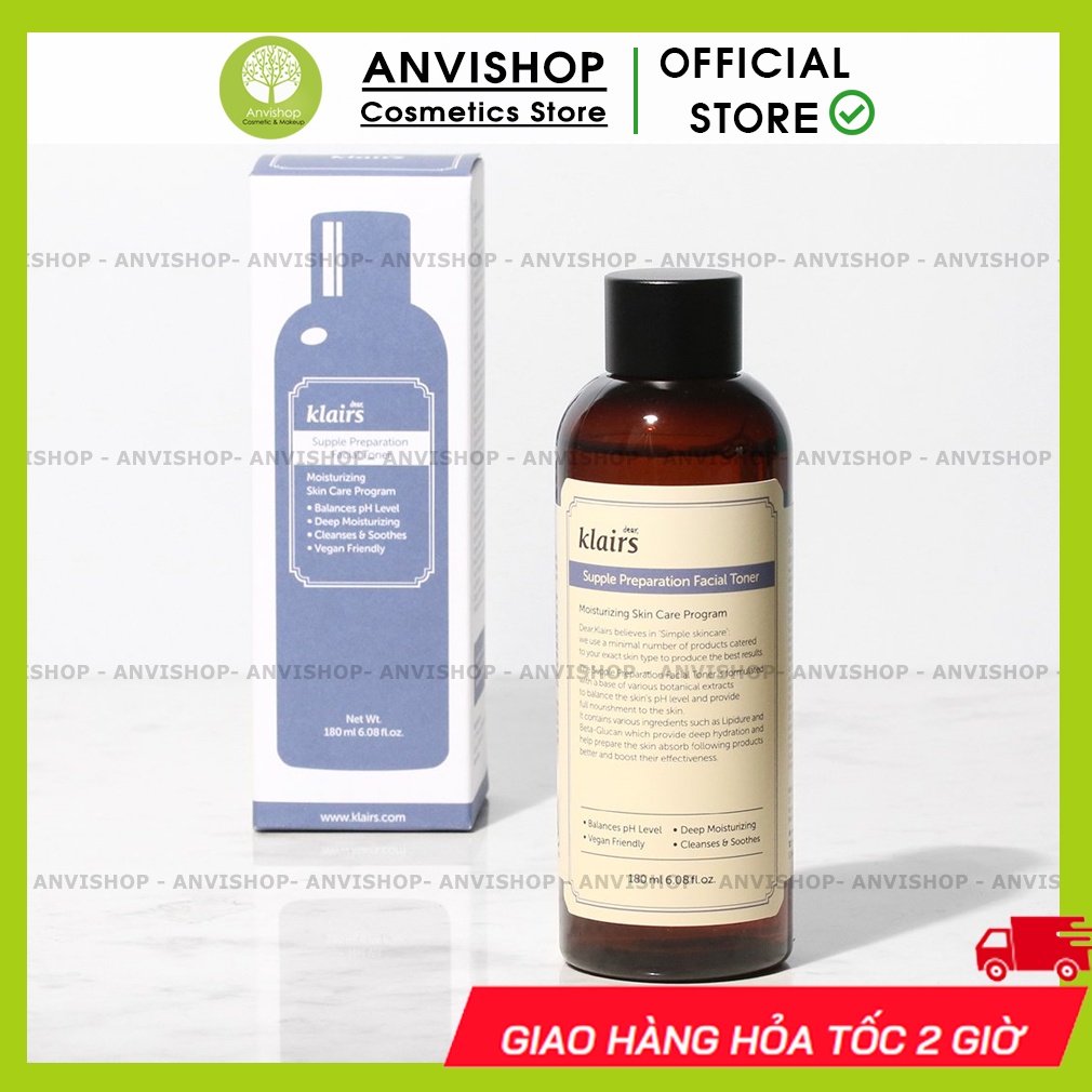 Nước hoa hồng Klairs Supple Preparation Facial Toner