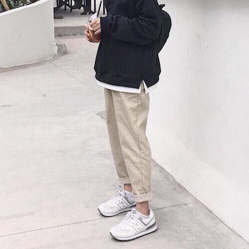Quần kaki ống suông Unisex nam nữ săn gấu thời trang | BigBuy360 - bigbuy360.vn