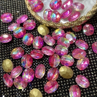 Set 10v Đá Khối Oval (1.5k/viên).Nhiều màu (100v/100k)