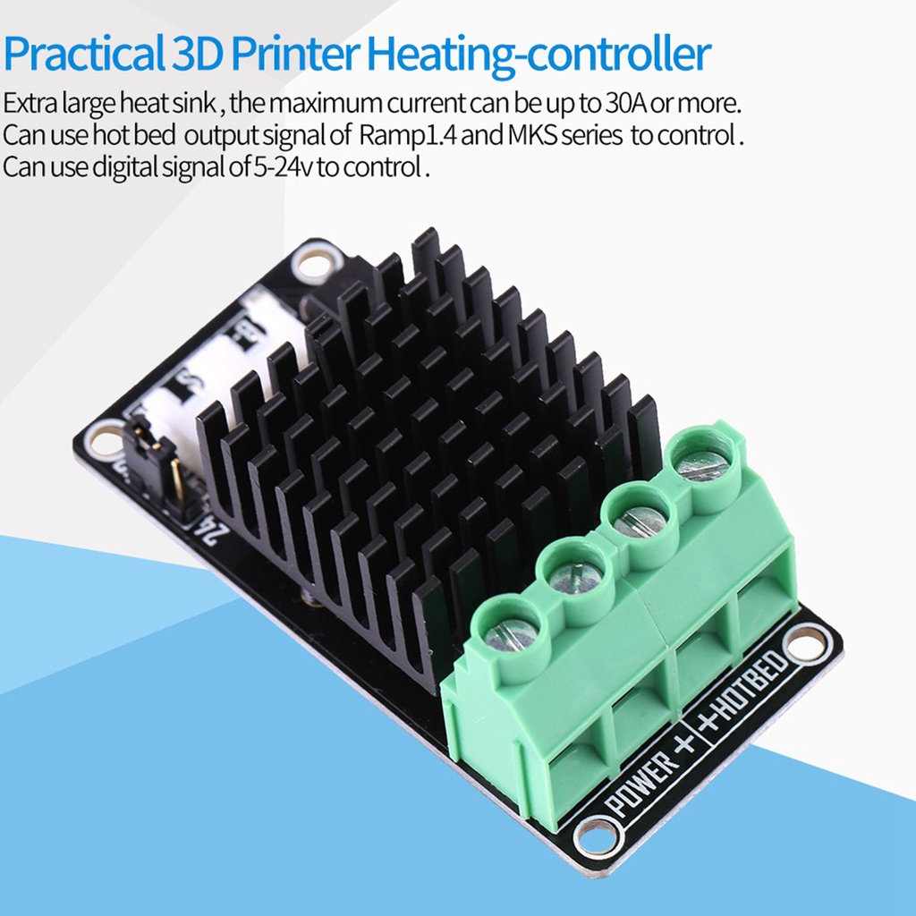 3D Printer 30A Big Current Mini Heating Controller MKS MOSFET MOS Module For Heat Bed Extruder